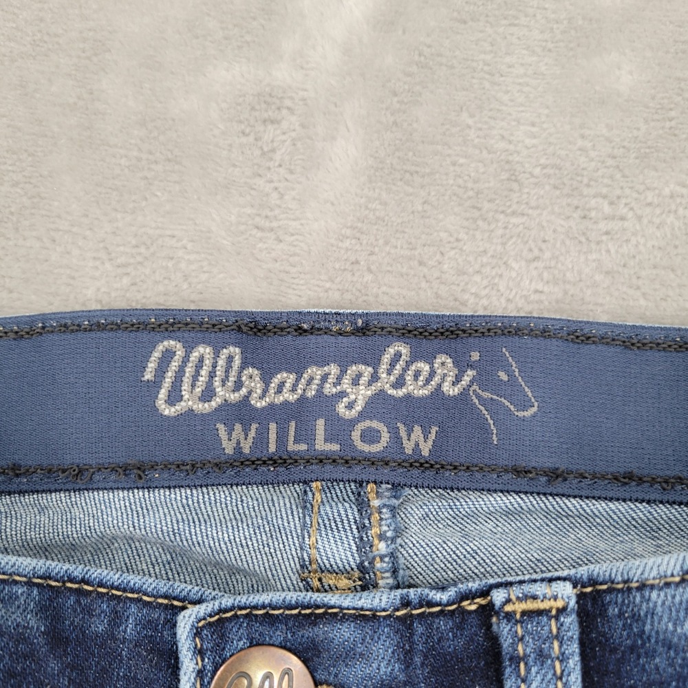 Wrangler Ultimate Riding Jean Willow Womens 28x34 Blue Bootcut Stretch Denim - Picture 6 of 12